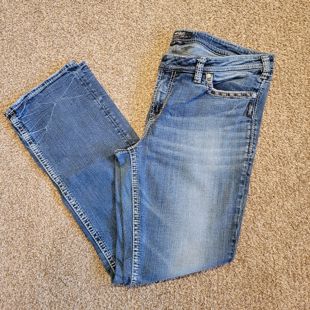 Sz 18 Silver Tuesday Boot Cut Jeans